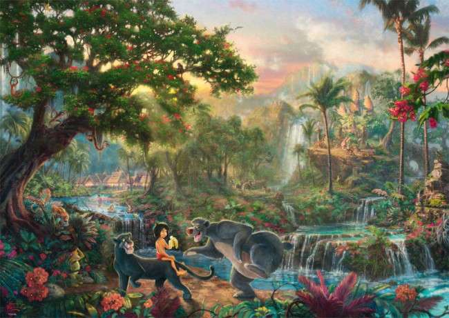 Дісней - Книга джунглів пазл онлайн