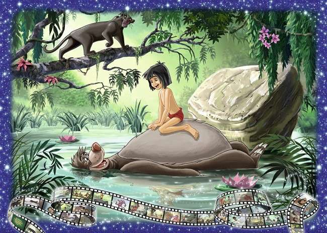 Disney - El libro de la selva rompecabezas en línea