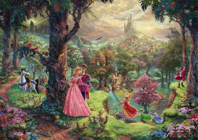 Disney - Beauty Sleeping puzzle online