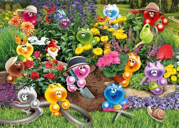 Today we work in the garden jigsaw puzzle online