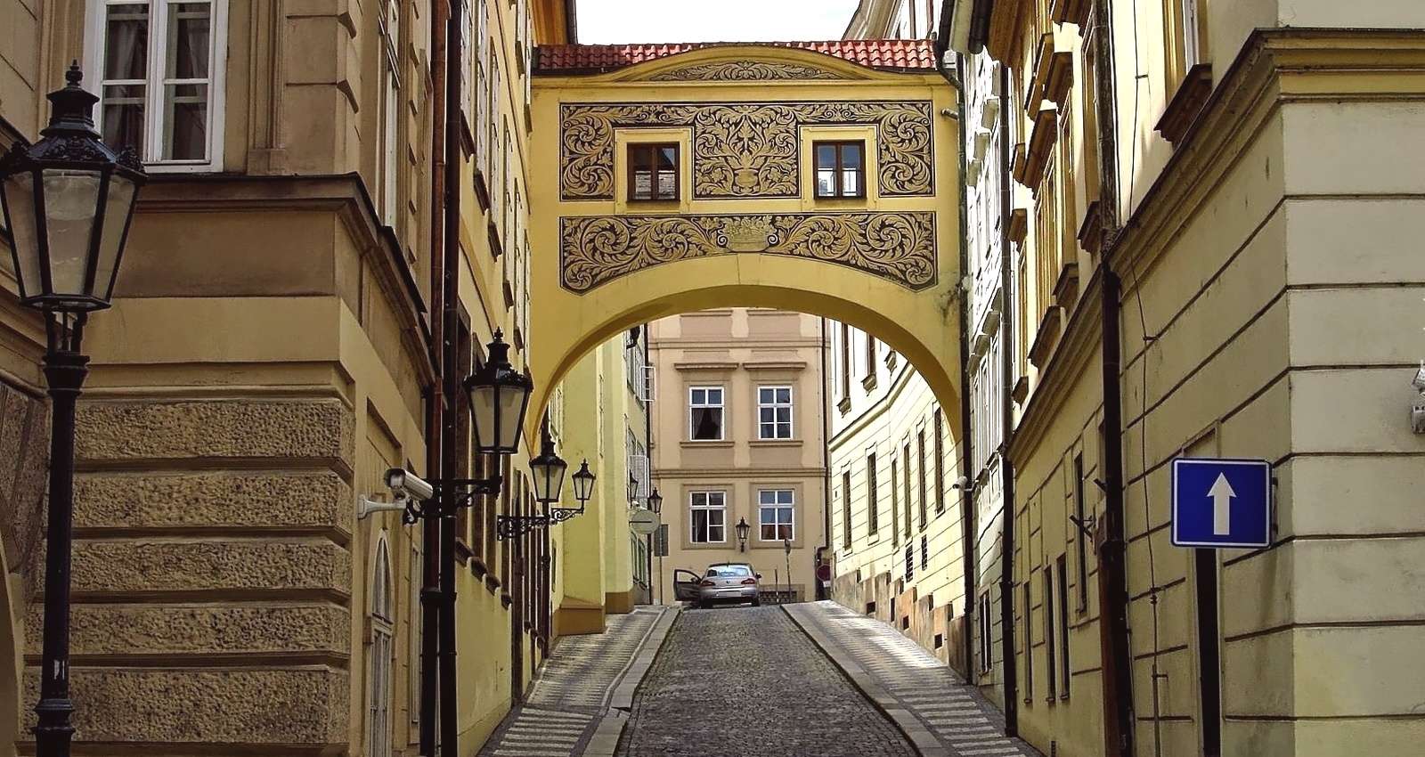 Чешская улица онлайн-пазл