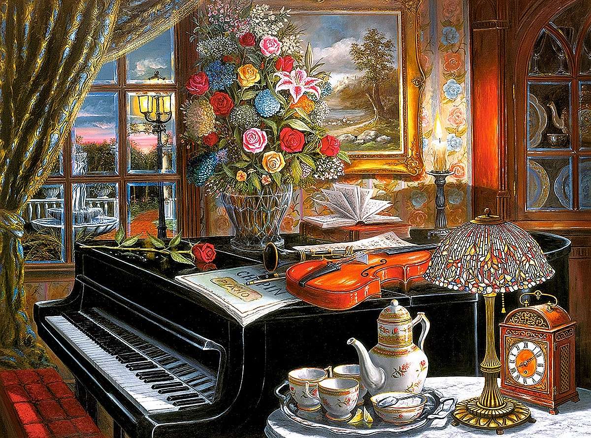 A tiny music room jigsaw puzzle online