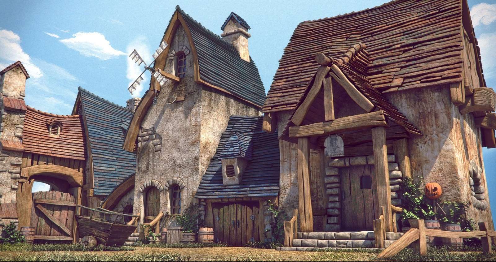 Old houses online puzzle