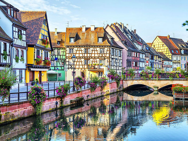 Colmar - a town in France online puzzle