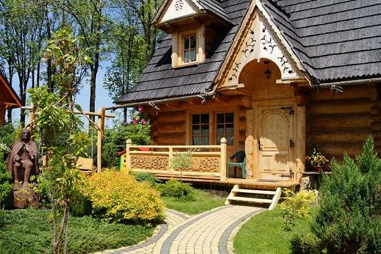 Fából készült ház online puzzle