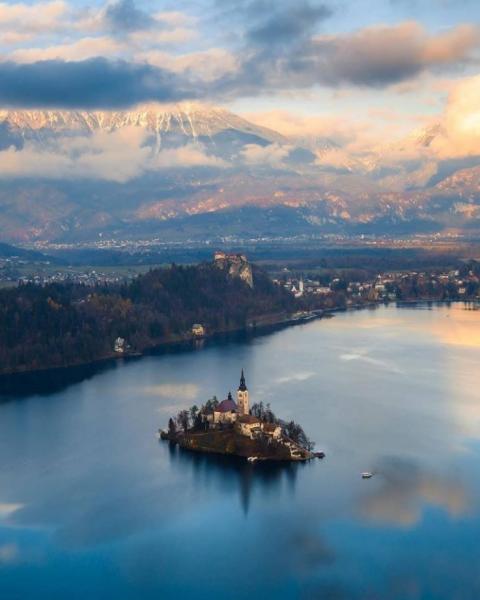 Lago Bled, Eslovênia puzzle online