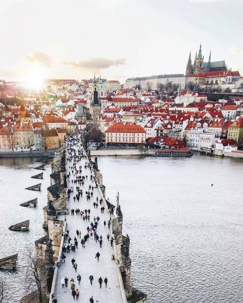 Prag, Tjeckien Pussel online