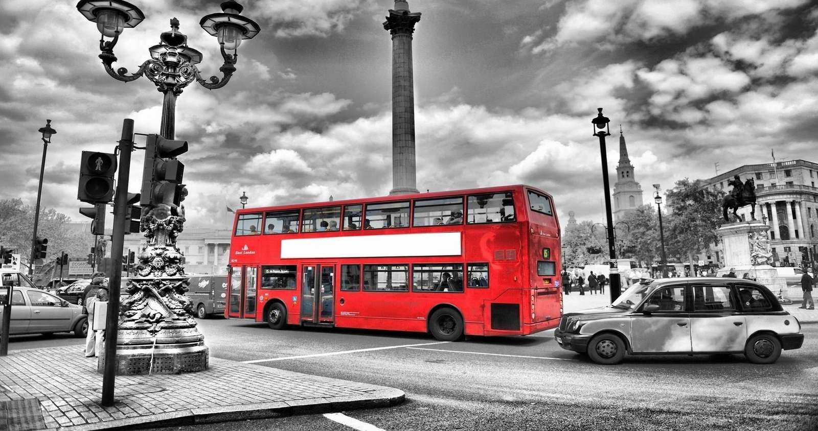Londense bus online puzzel