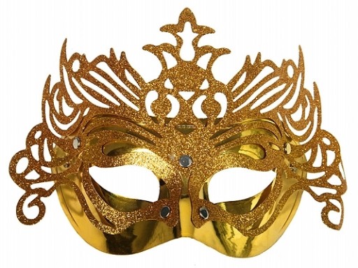 карнавальна маска золота онлайн пазл