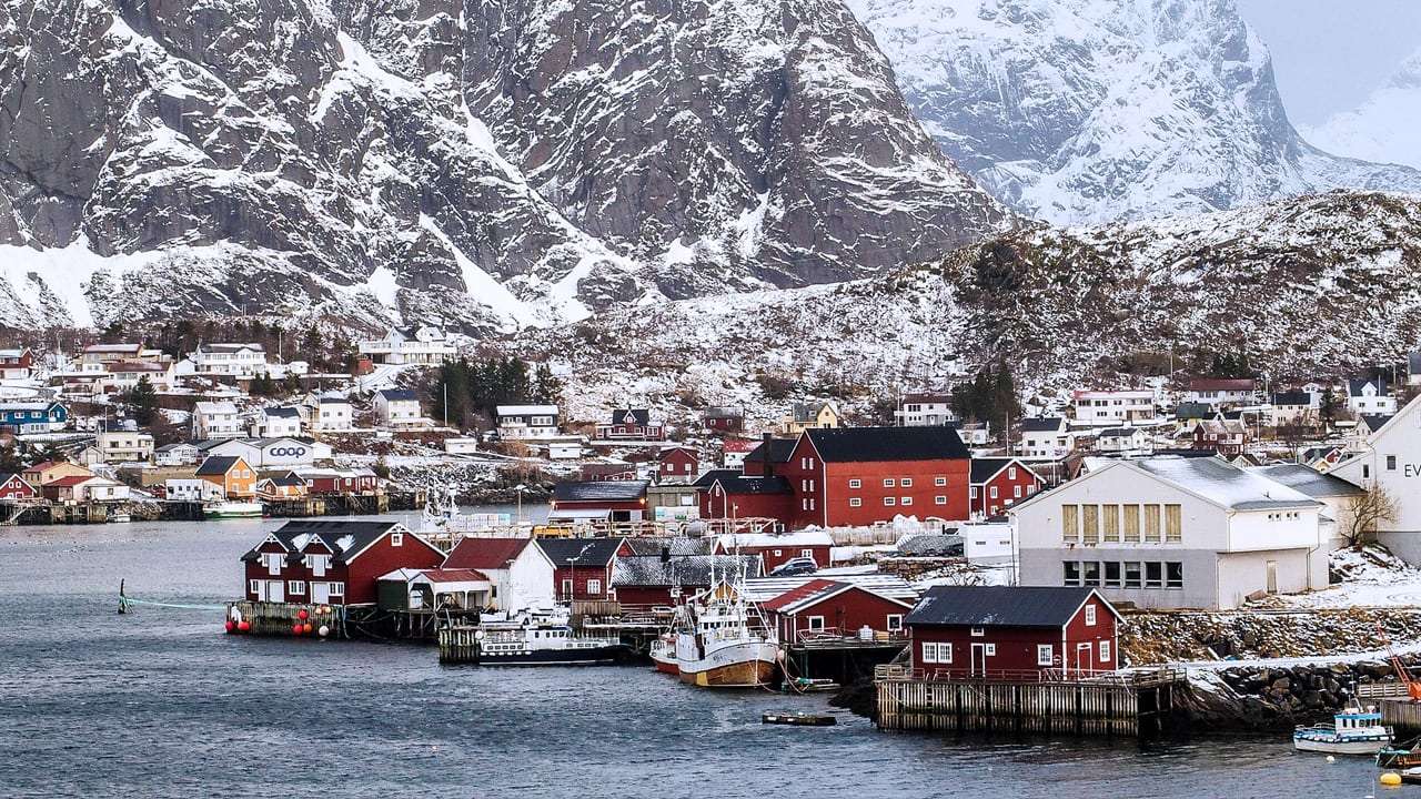 Winter in Norwegen Online-Puzzle