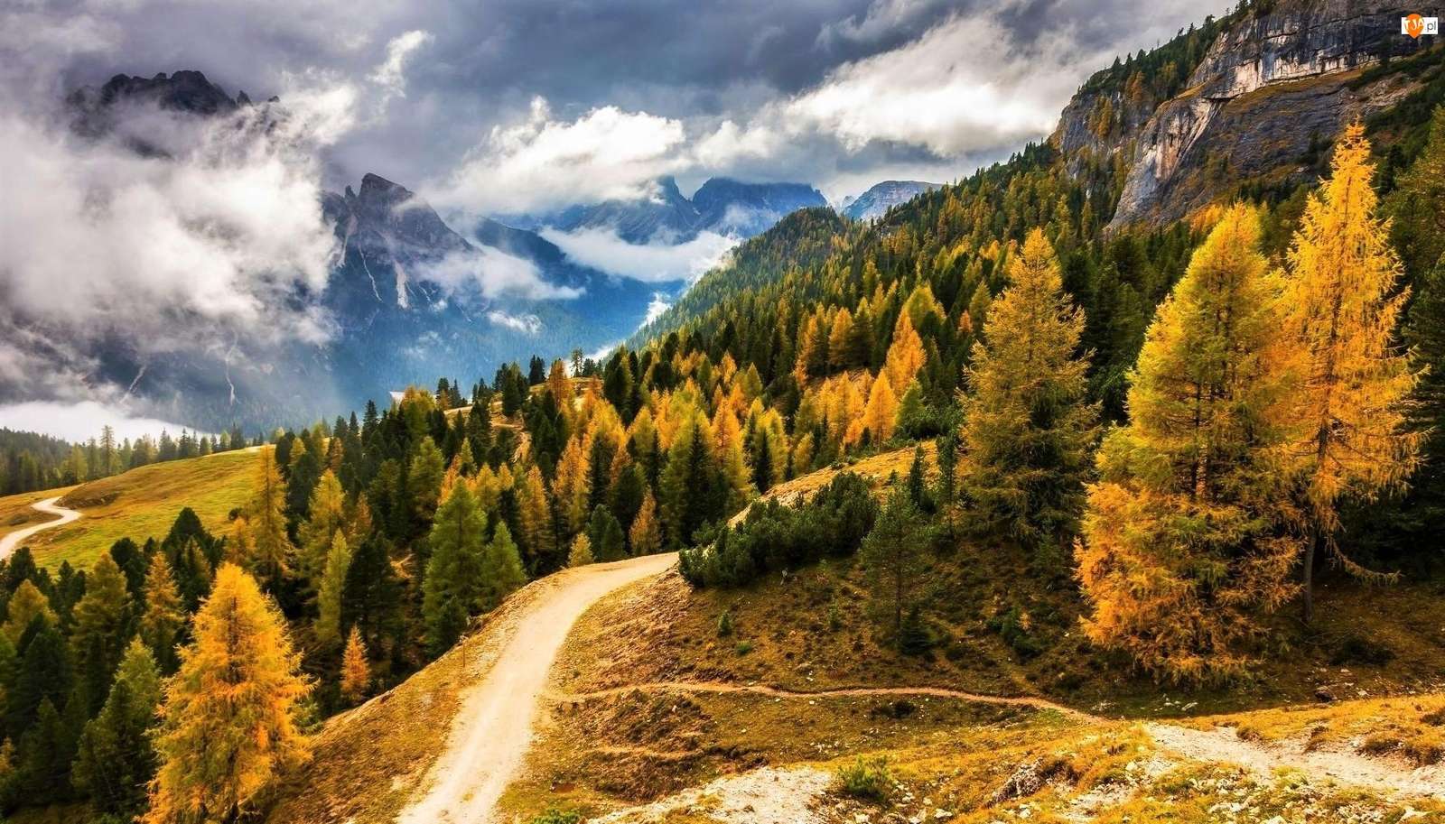 autunno in montagna puzzle online