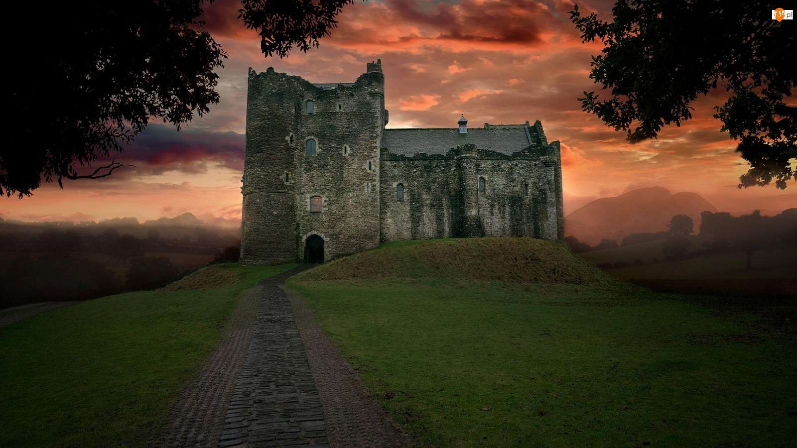замък в Шотландия онлайн пъзел