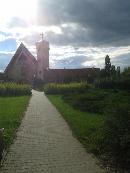 Църква в Познан, имение Piastowskie онлайн пъзел