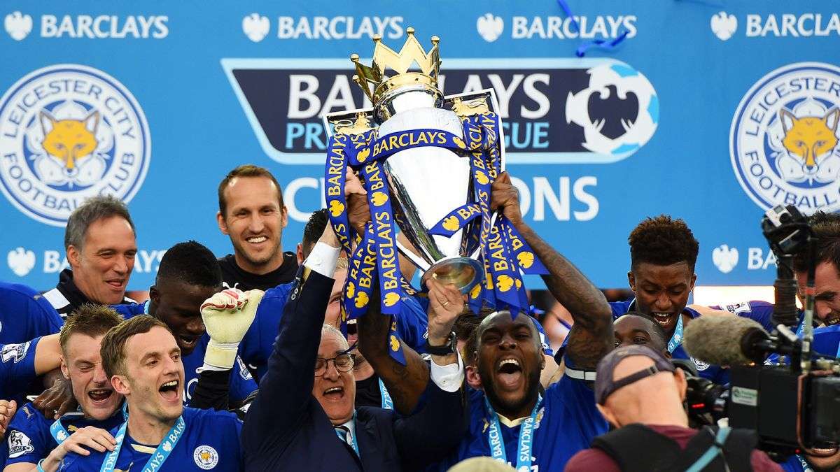 Leicester City is de kampioen van Engeland legpuzzel online