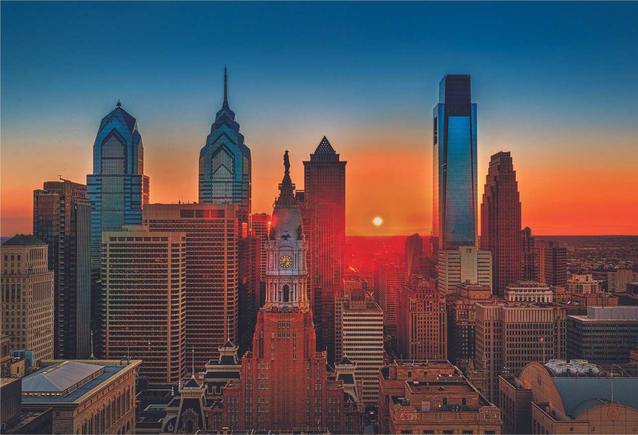 Kantoorgebouwen in Philadelphia online puzzel