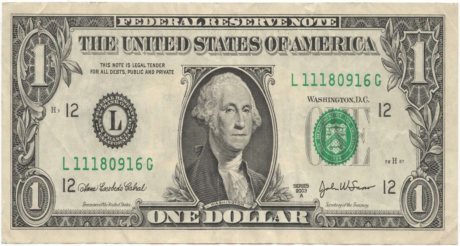 U.S. Dollar online puzzle