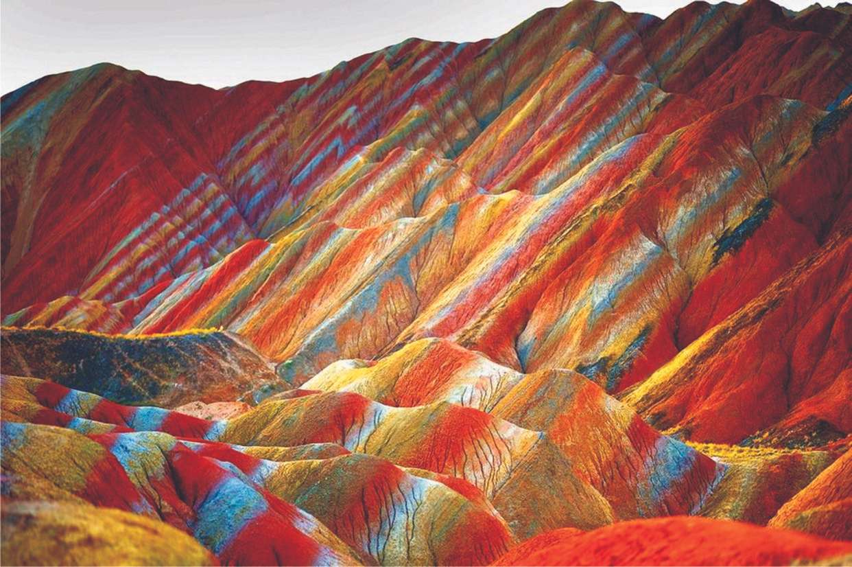 Montañas del arco iris de Zhan rompecabezas en línea