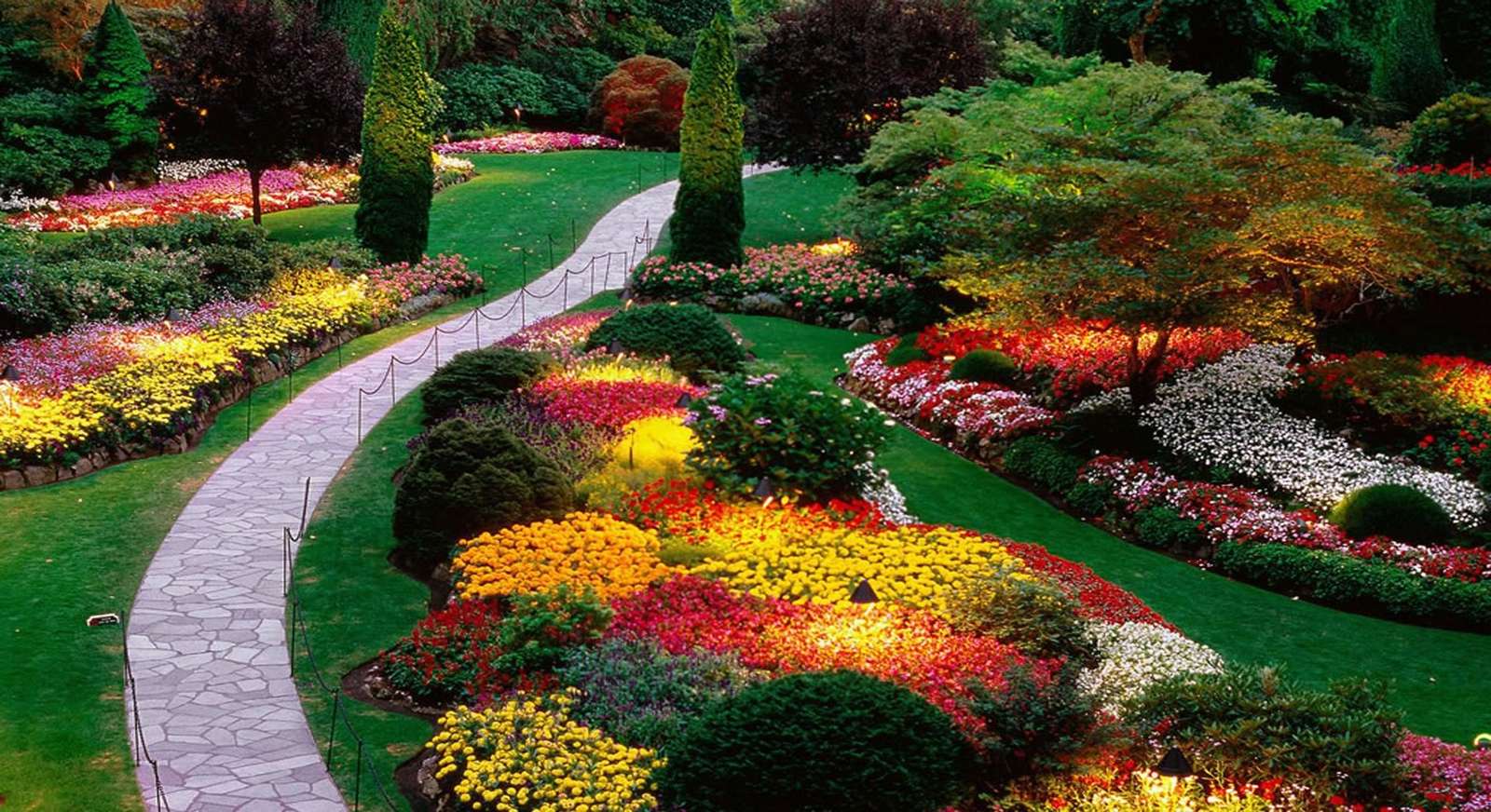 Красиви градини онлайн пъзел