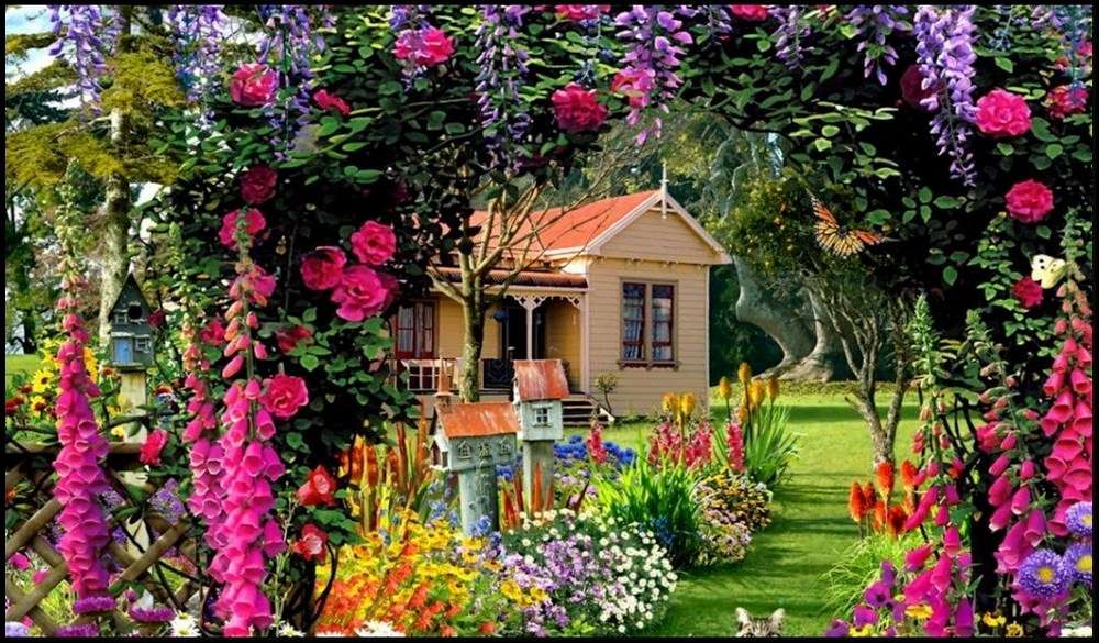 Beaux jardins puzzle en ligne