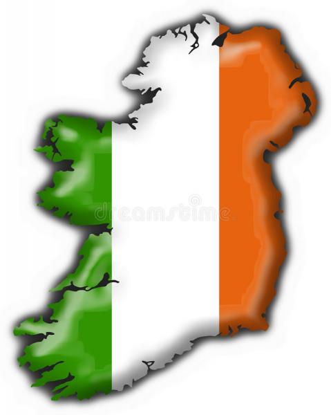 Карта Ірландії пазл онлайн