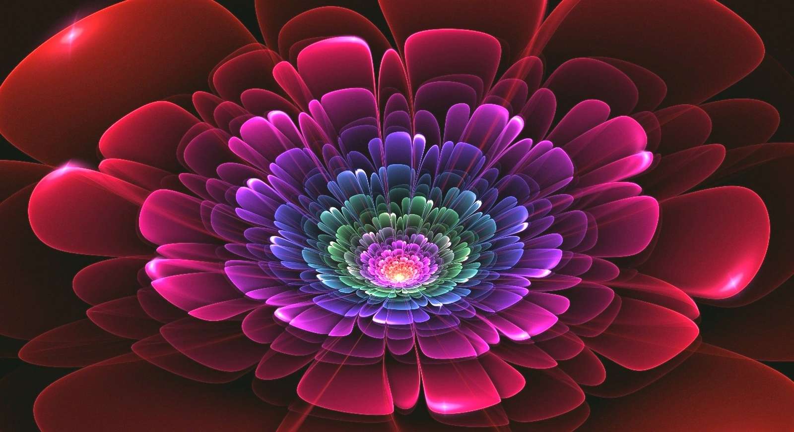 Abstractie-flower online puzzel