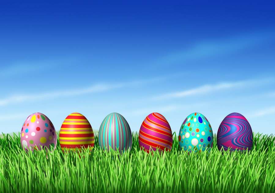 Ovos de Páscoa - ovos pintados puzzle online