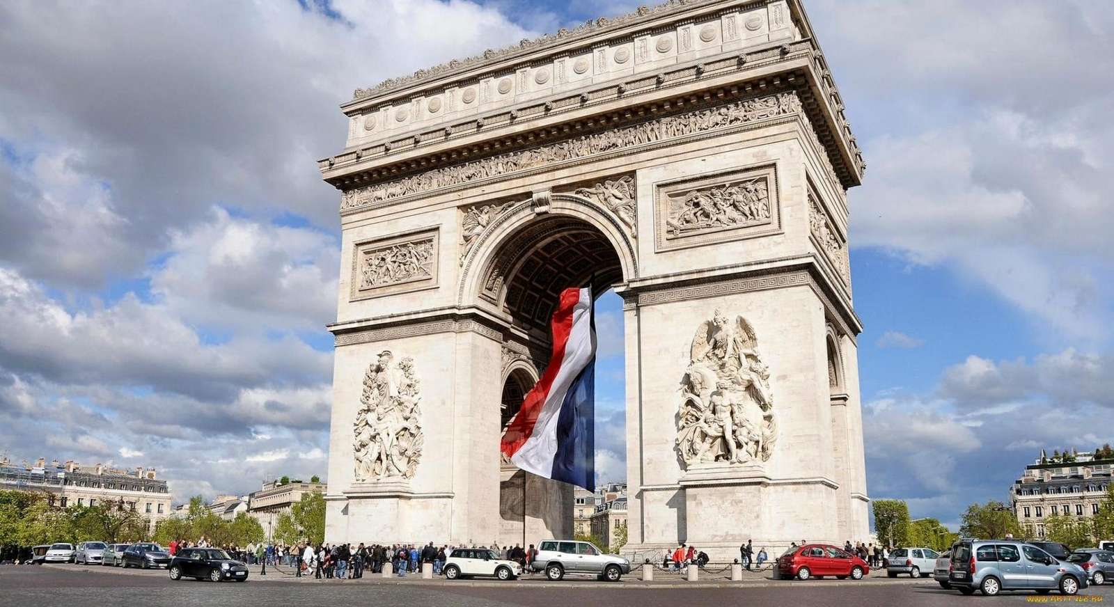 Рондо де Голла-Париж пазл онлайн