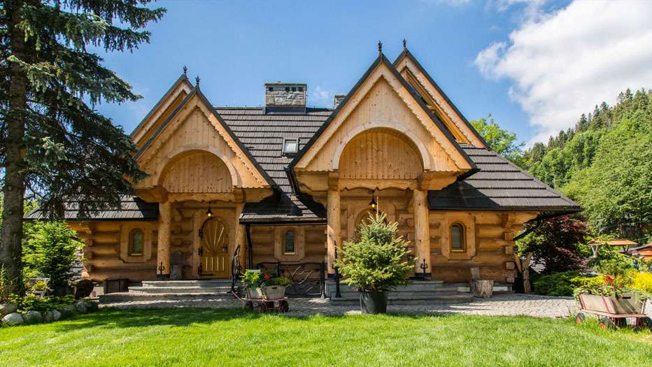 Casa in legno puzzle online