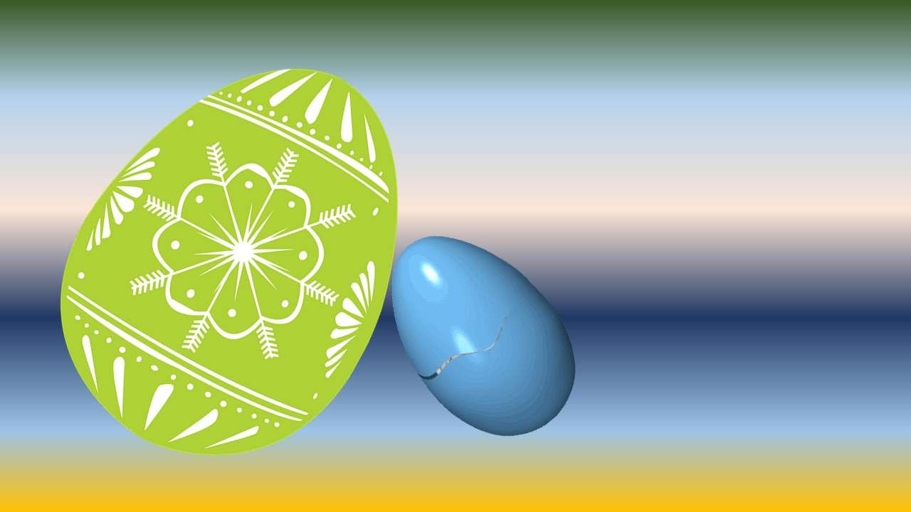 Húsvéti tojás kirakós online