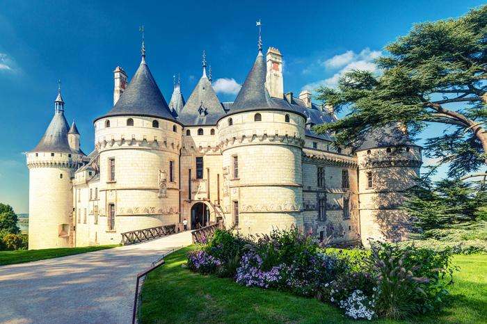Замъци на Лоара - замъкът Шамон онлайн пъзел