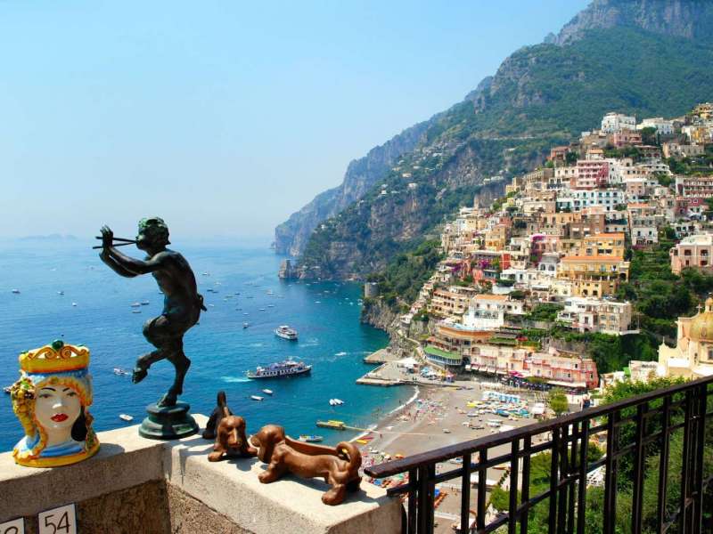 På ön Capri - Italien pussel på nätet