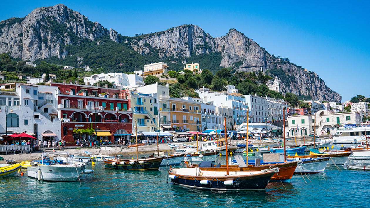 Auf der Insel Capri - Italien Puzzlespiel online