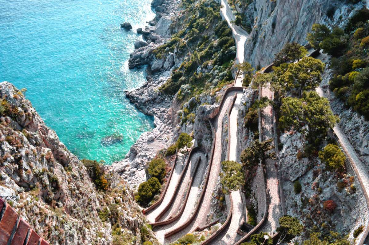 På ön Capri - Italien Pussel online