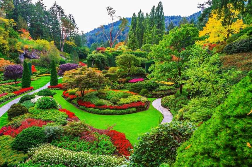 Nejkrásnější zahrady na světě skládačky online