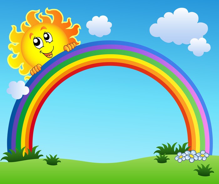 Sonne und Regenbogen Puzzle