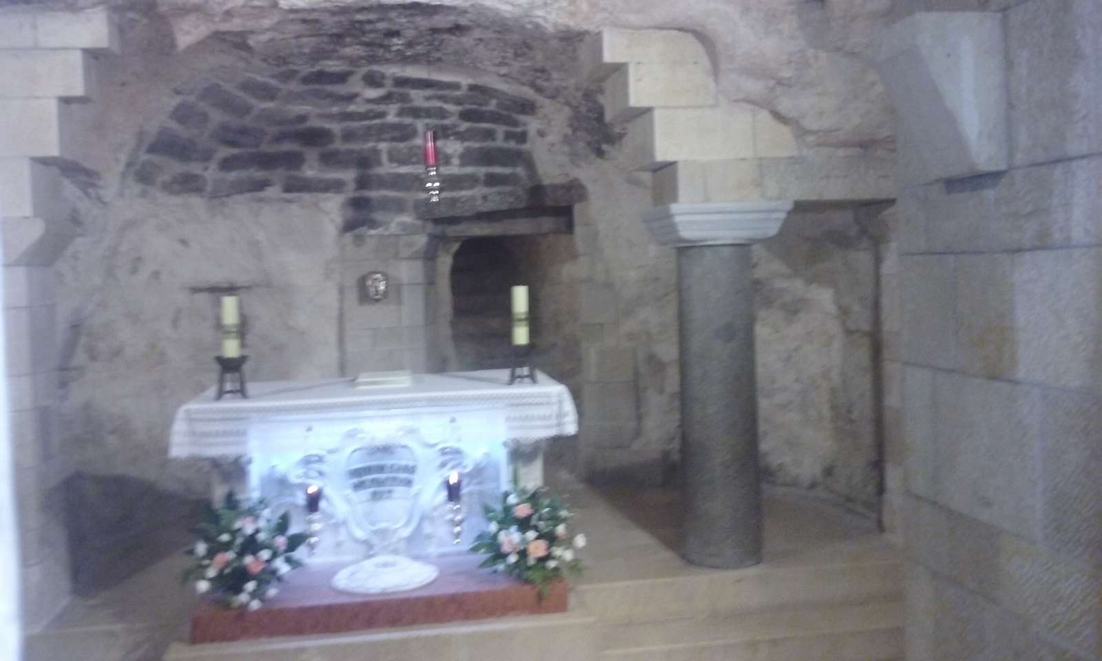 The altar in the grotto jigsaw puzzle online