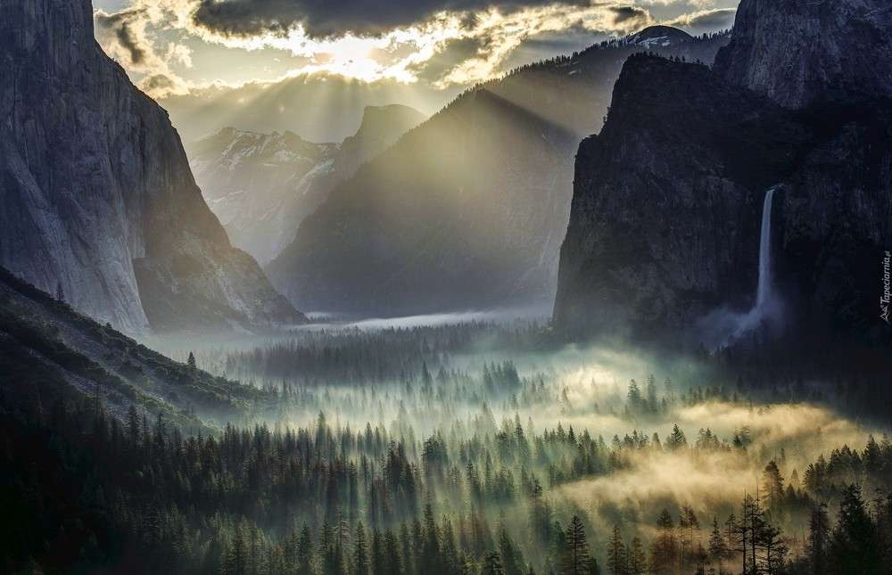 Национален парк Йосемити онлайн пъзел