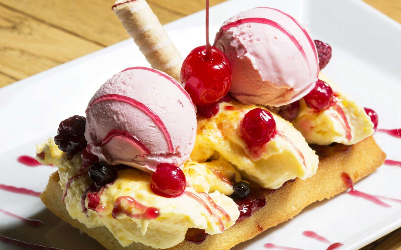 мороженое десерт пазл онлайн