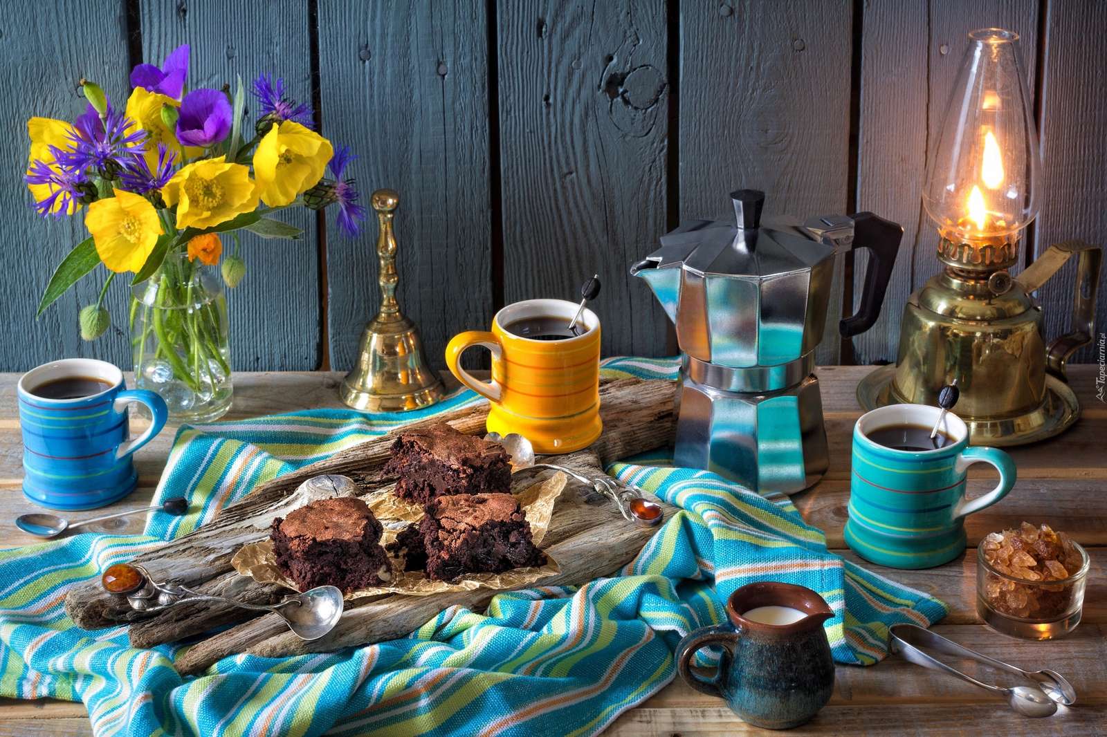 coffee with cake jigsaw puzzle online