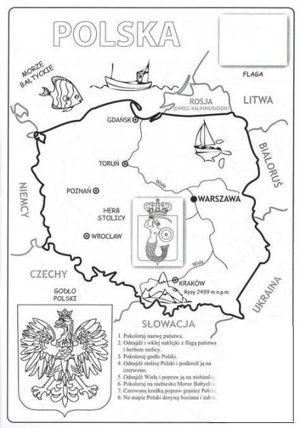 Polonia - mappa puzzle online