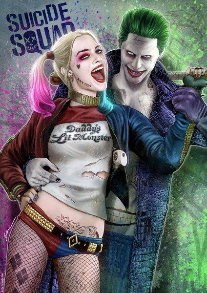 Joker et Harley puzzle en ligne