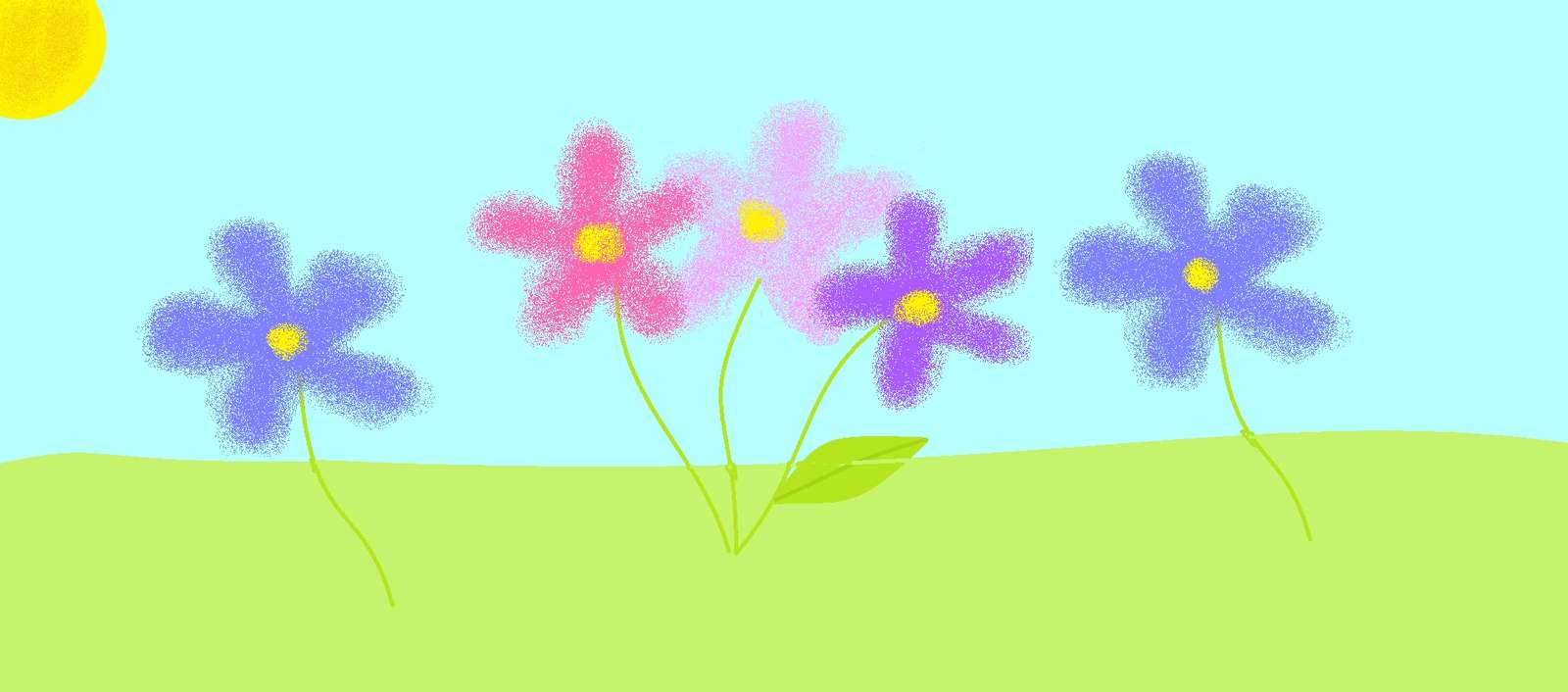 aiuole di fiori viole del pens puzzle online