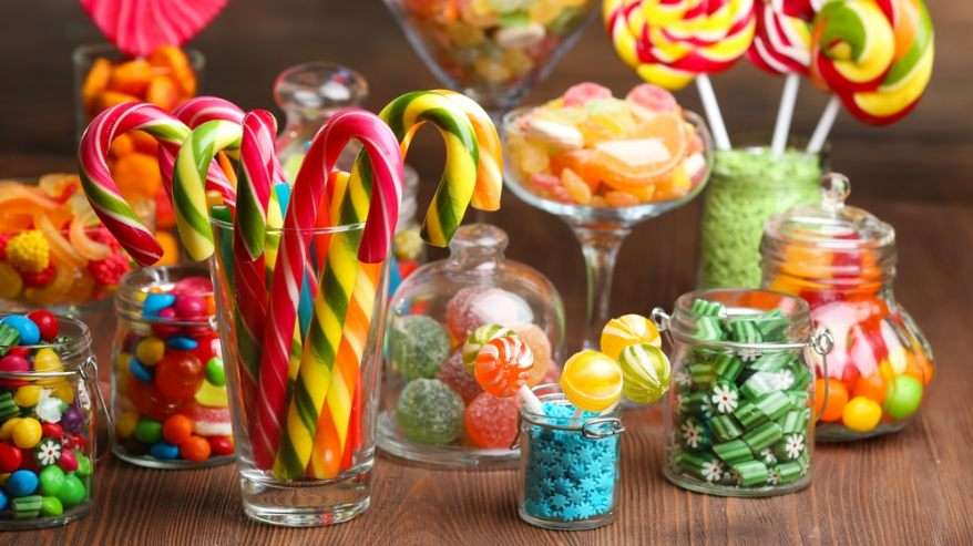Süßigkeiten-Süßigkeiten Puzzlespiel online