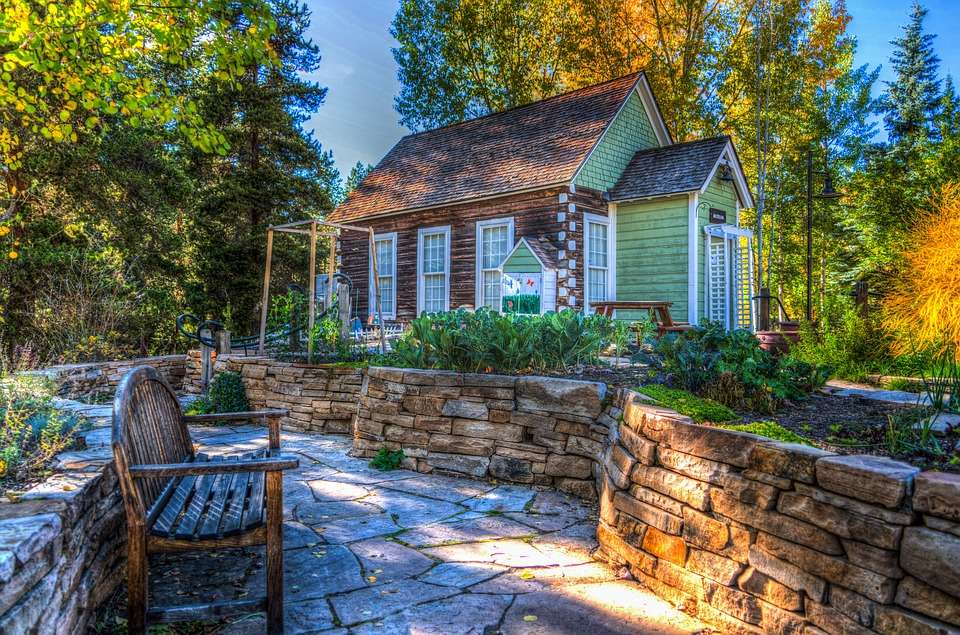 Cottage dans le Colorado. puzzle en ligne
