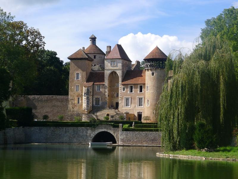 Schloss in Wasserburg. Online-Puzzle