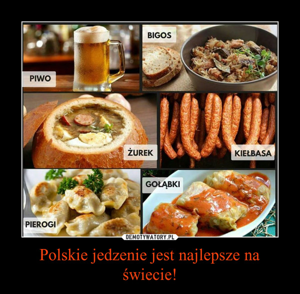 Polsko má dobré jídlo skládačky online