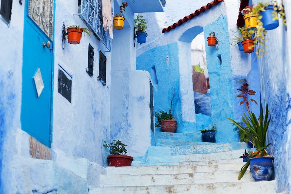 Мароканска улица. онлайн пъзел