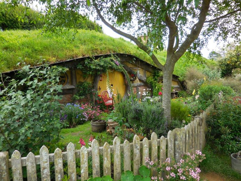 Casa Hobbit. rompecabezas en línea