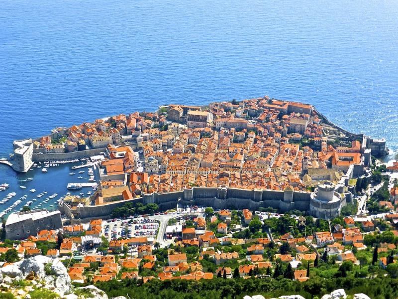 Panorama von Dubrovnik. Online-Puzzle