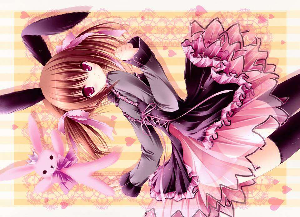 Anime Bunny rompecabezas en línea